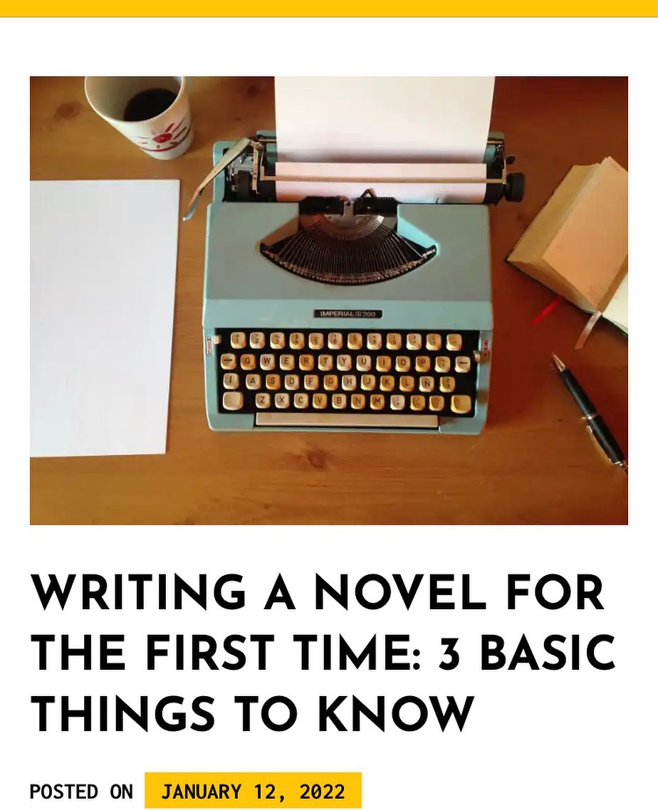 Are you writing your first novel this year?😁

This article shares three basic things every beginner writer should know before writing a novel. 

#writingtips #beginnerwriters #editing #writinganovelforthefirstime 

The link is in the bio!