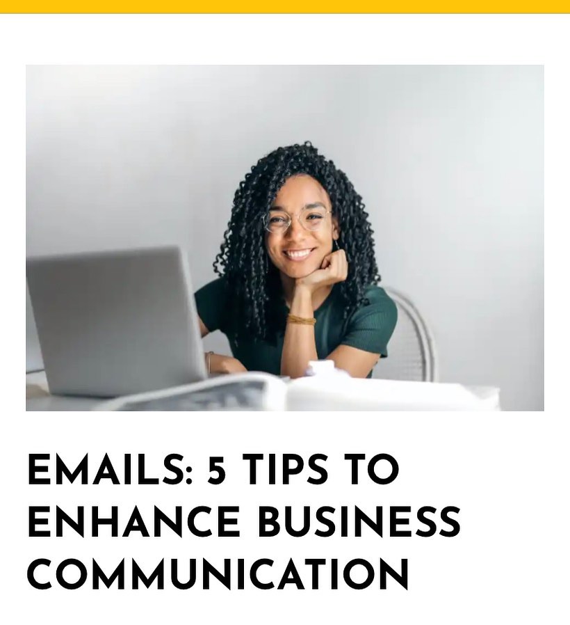 Do you have a workplace email story to share? 😁 

This article shares 5 tips for improving your business communication skills. 🖊 

The link is in the bio if you’d like to read it!

#writingtips #emailing #writingemails #businesscommunication